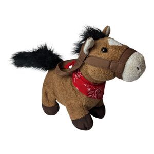 Gemmy Vintage Dancing Horse Wild West Walking Animated Singing